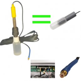 Ersättnings-redOx-sond kompatibel med 9107105 Emec